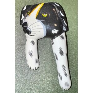 Handmade Dog Brooch Painted‎ Pin Jewelry